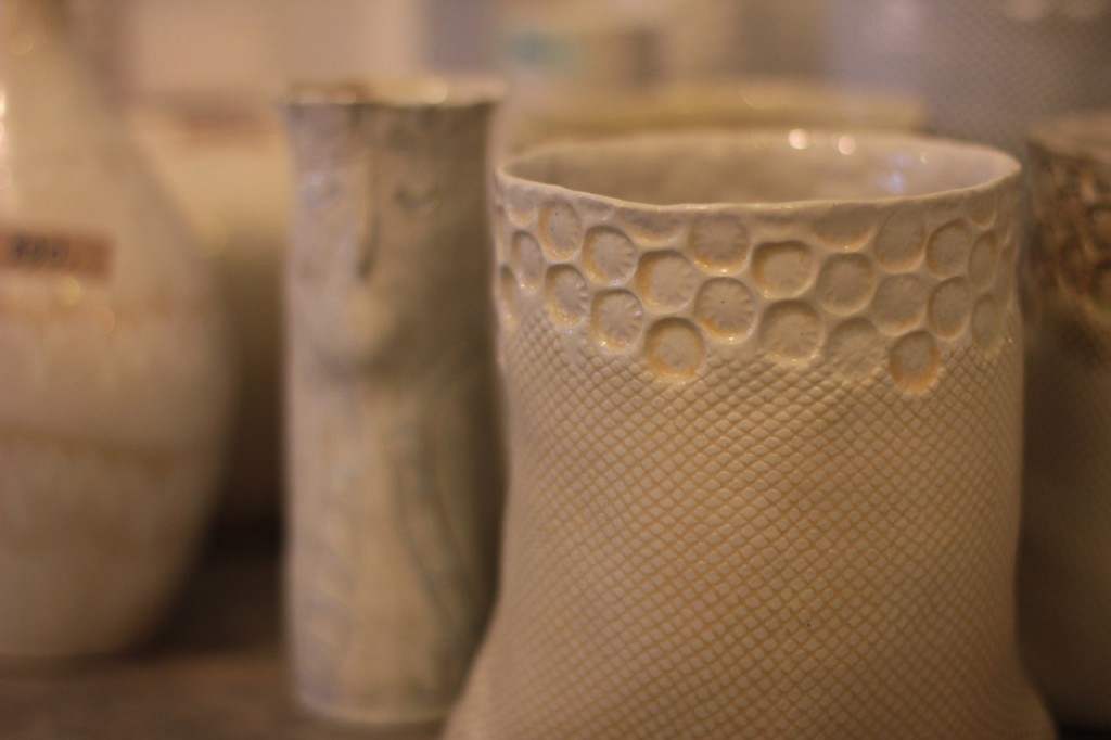 Great texture on this pottery collection
